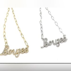 TJ Boujee Necklace - Silver